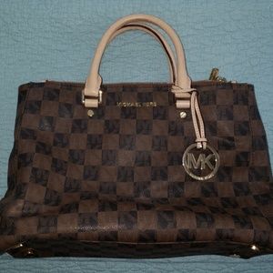 Rare Checkered Michael Kors purse